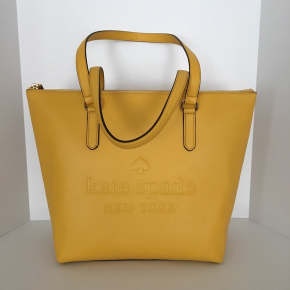 kate spade Handbags - Kate Spade Daffodil Penny Leather Tote Bag